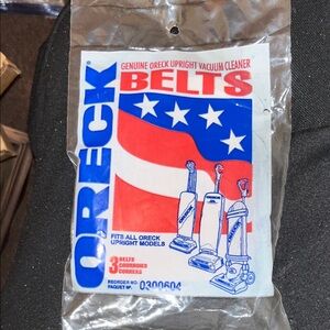 Genuine Oreck Upright Vacuum Cleaner Belts 0300604-3 Belts Total-Sealed Package